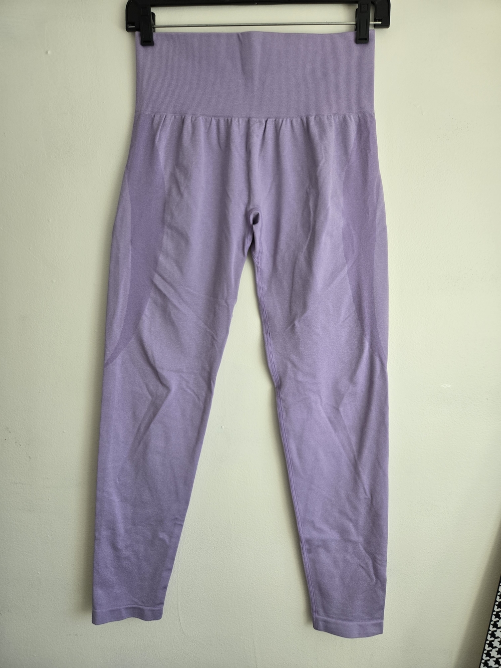High-Waist Lilac Leggings - Soft Stretch